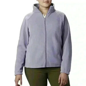 Columbia Fleece Jacket XL Vintage Lavender Gray Tint Hiking